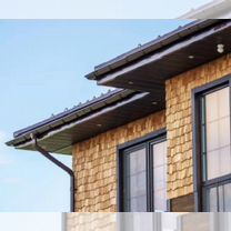 Труба водосточная Грандлайн 3м коричневый