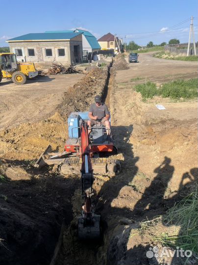 Услуги мини-экскаватора