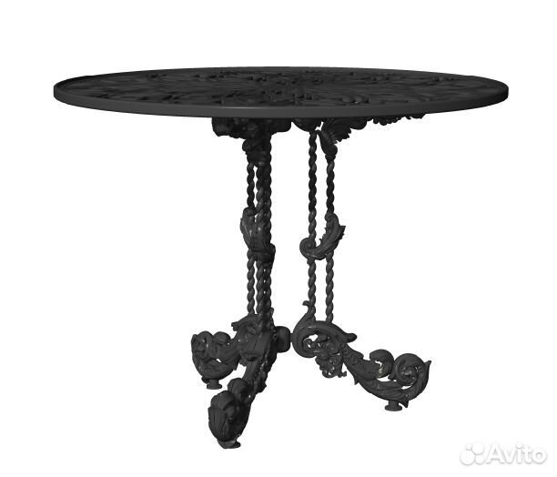 Чугунный стол «Гармония»