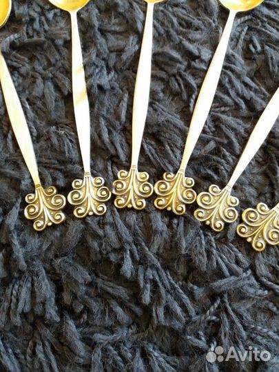 Ложки-чайные. ссср. с позолотой