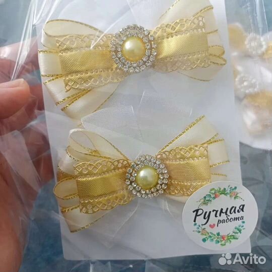 Бантики на резинках 1 сентября