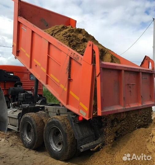 Песок, Щебень, пгс