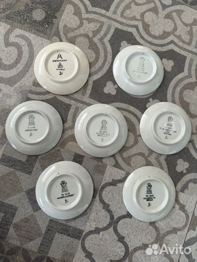 Декоративные тарелочки Дания Royal Copenhagen