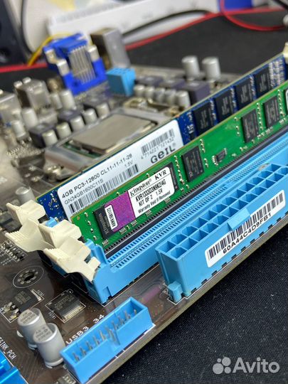 Комплект для игр, сборки компьютера b75, i3, 6gb