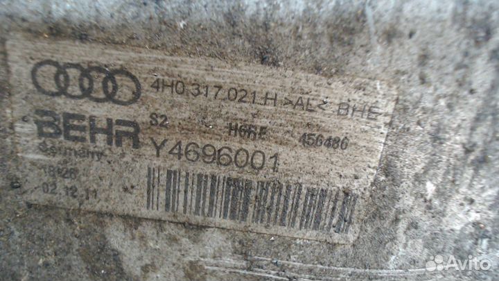 Теплообменник Audi A7, 2012