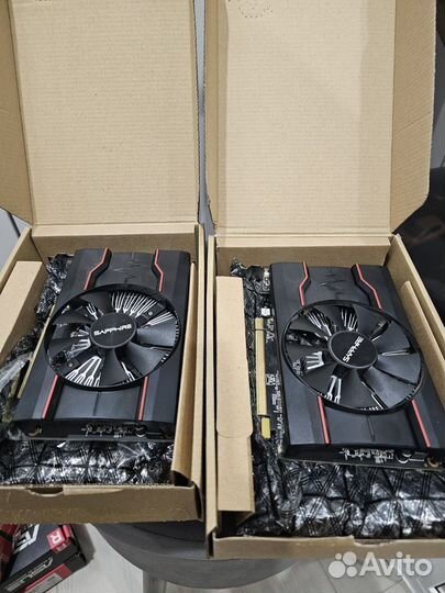Видеокарта Sapphire RX550 4gb 2шт (неисправны)
