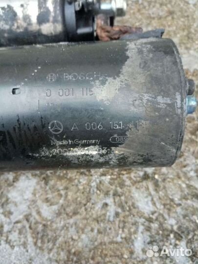 Стартер Мерседес двигатель 642.940