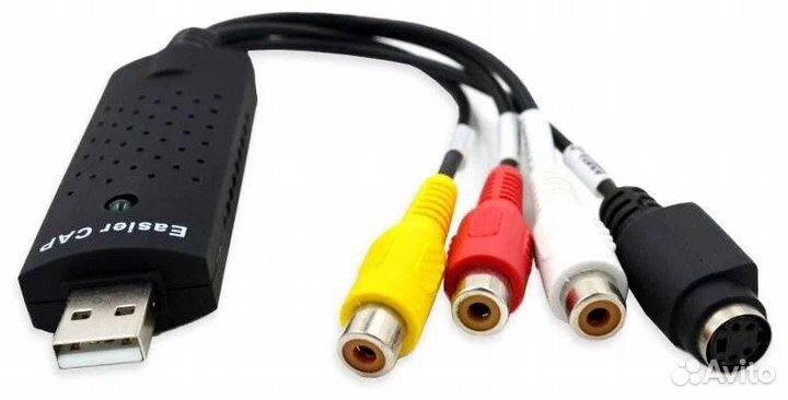 Устройство видеозахвата easycap USB 2.0 (Черный)