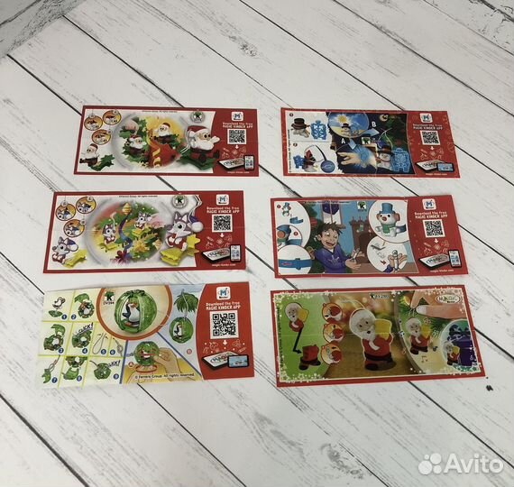 Вкладыши от киндер