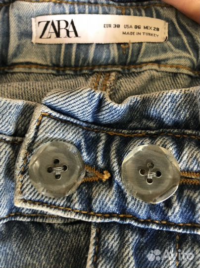 Джинсы женские зара размер 44-46