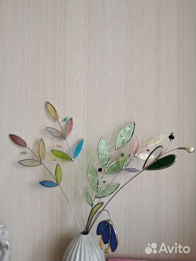 Украшение, домашний декор, подарок, витраж