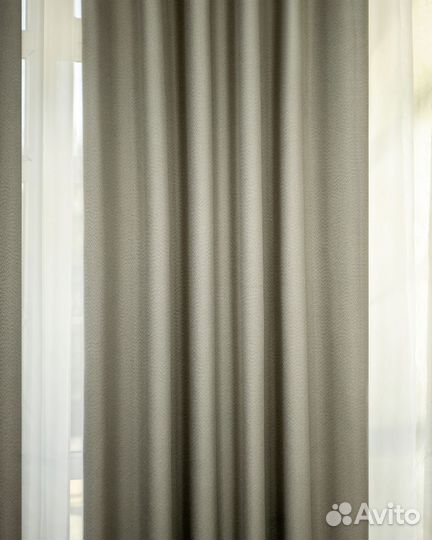 Комплект Шторы и Тюль Орфей Циркон+Вуаль