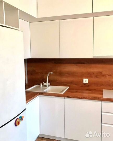 Угловая кухня с мдф фасадами