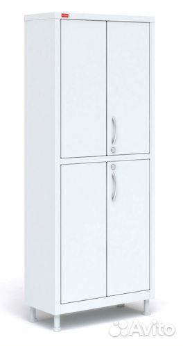 Шкаф белый металлический