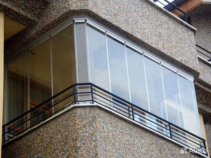 Пластиковые балконы под ключ