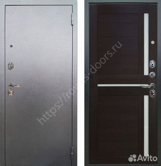 Трехконтурная входная металлическая дверь