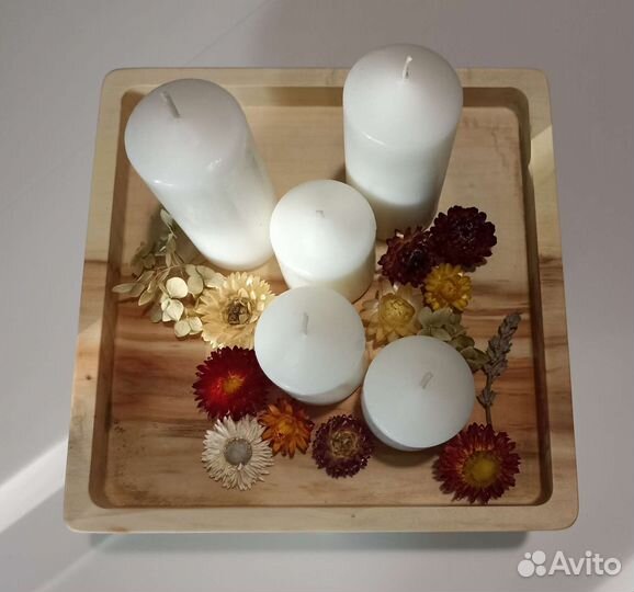 Тарелка, менажница, подставка, деревянная посуда