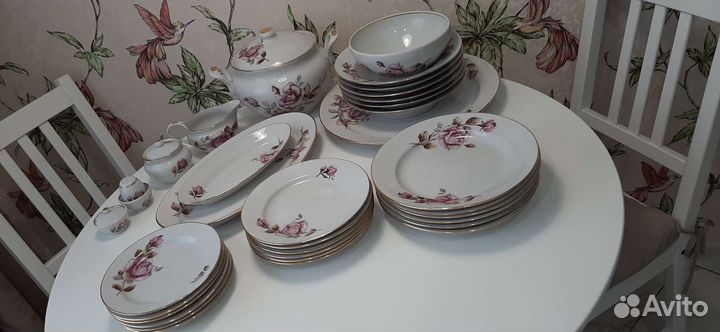 Сервиз столовой фарфор