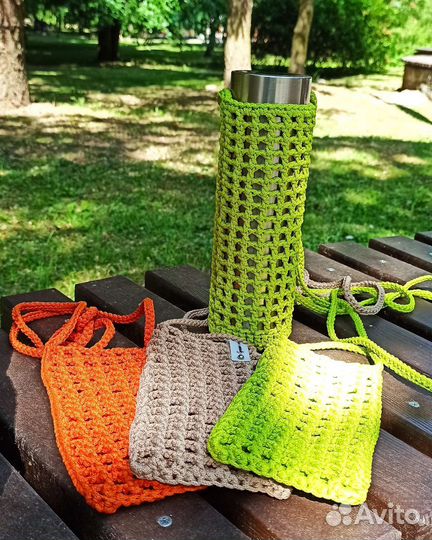 Чехол-сумка для бутылки или термоса