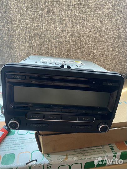 Радиатор отопителя, магнитола