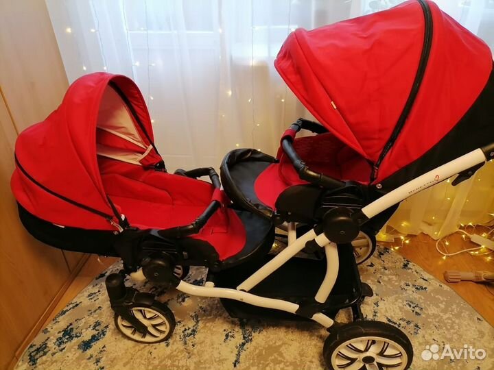 Коляска для двойни 2 в 1