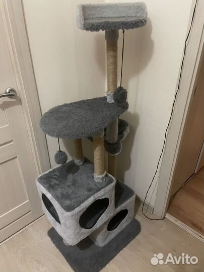 Домик для кошки с когтеточкой