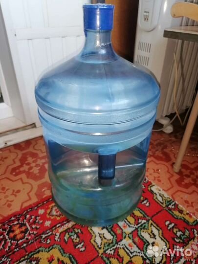 Пэт бутылка 19 литров с ручкой