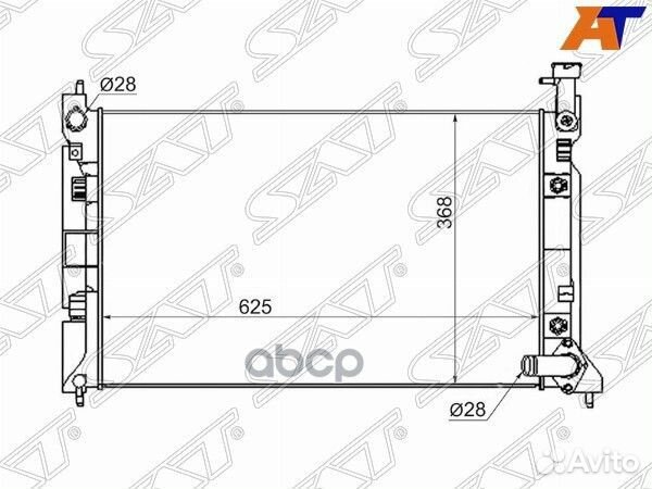 Радиатор Mitsubishi Colt 02-12 / Colt Plus 04-12