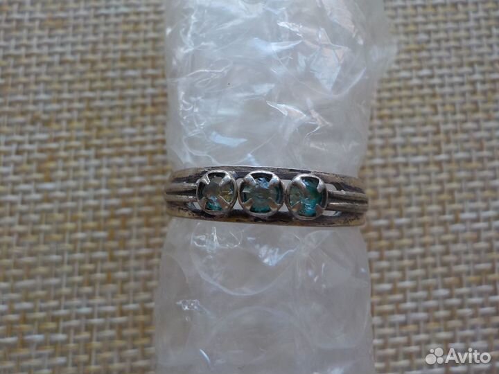 Серебро СССР кулон 925, кольца 875 пробы с звездой