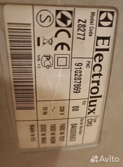 Electrolux Z8277 Z8245 Twinclean запчасти