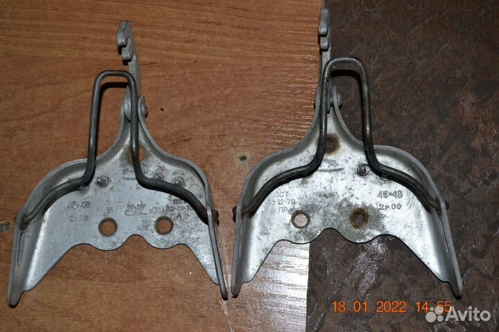 Крепления для лыж СССР+лыжные палки СССР