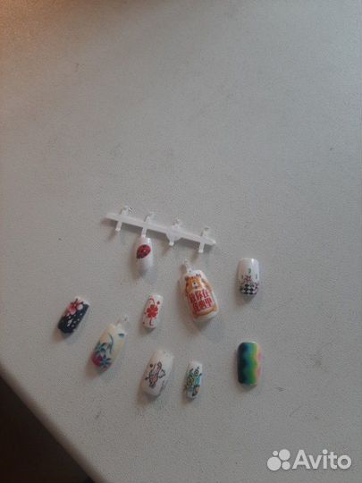 Принтер для ногтей + печать на цветах