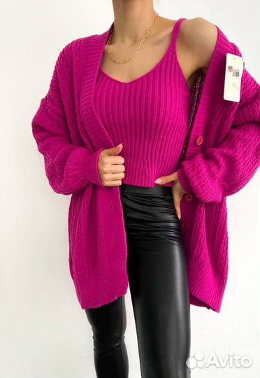 Кардиган + топ Турция 42/46