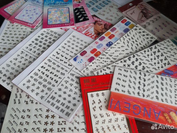 Набор наклеек для ногтей