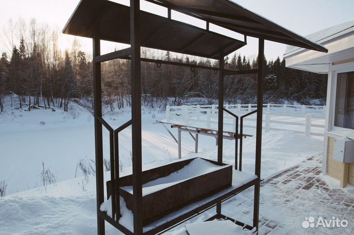 Аренда беседки с мангальной зоной