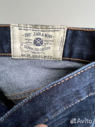 Джинсы zara мужские