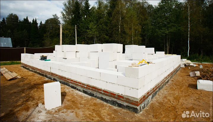 Строительные работы, строительство домов, коттедже