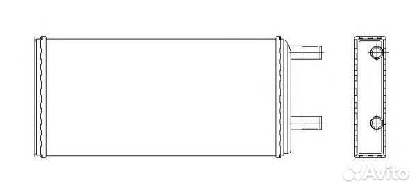 NRF 53547 радиатор отопителя 370x189x42 volvo