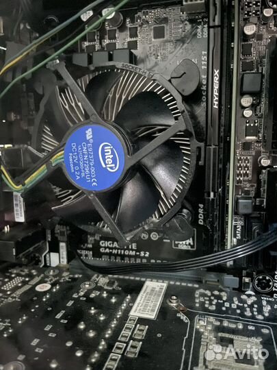 Материнская плата gigabyte GA-H110M-S2 + процессор