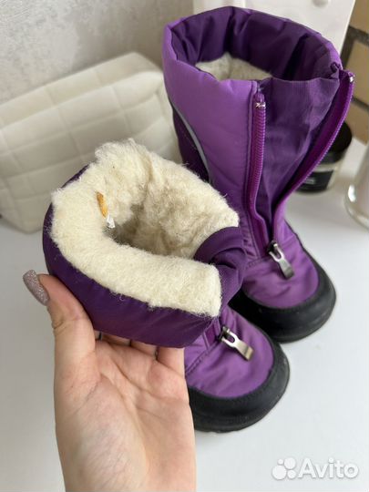 Зимние сапожки для девочки 24