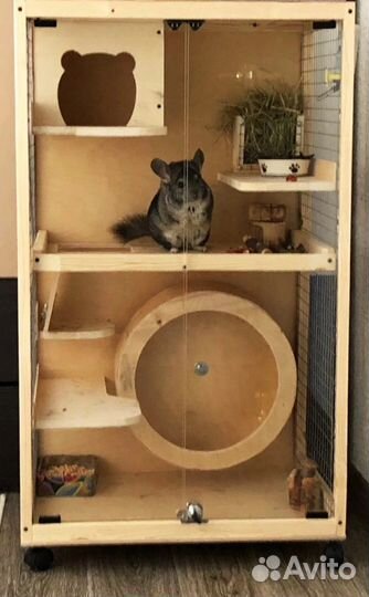 Клетки витрины для шиншилл дегу грызунов