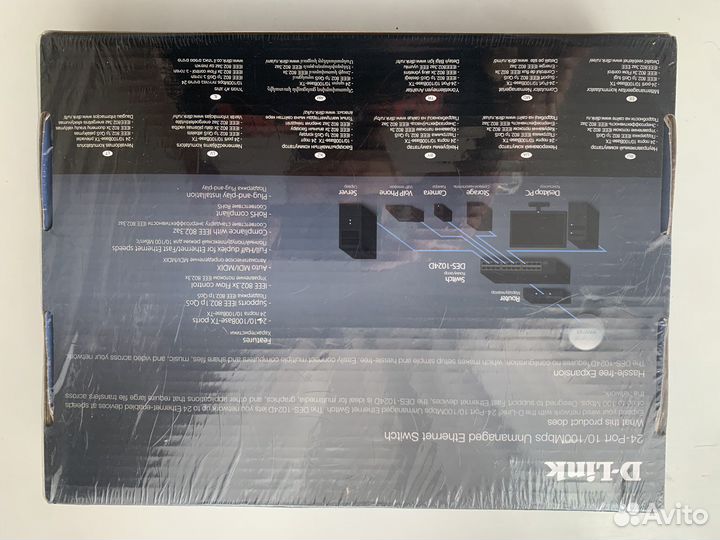Коммутатор d link DES-1024 d 24порта