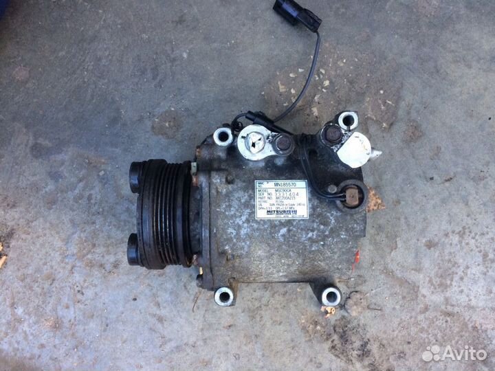 Компрессор кондиционера Mitsubishi Lancer 9 1.6