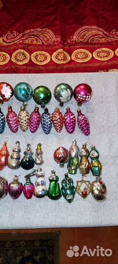 Елочные игрушки СССР Цена за все
