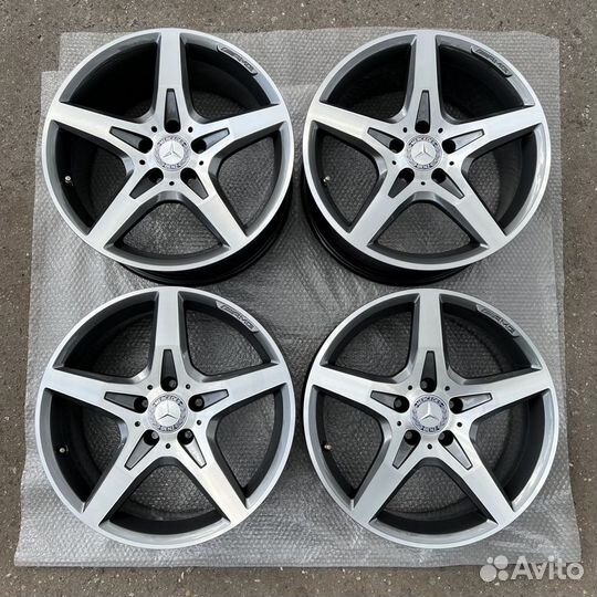 R18 разноширокие диски AMG 5 Spoke Mercedes R172