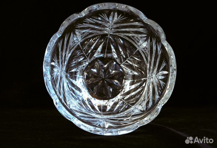 Хрусталь - ваза - салатник СССР