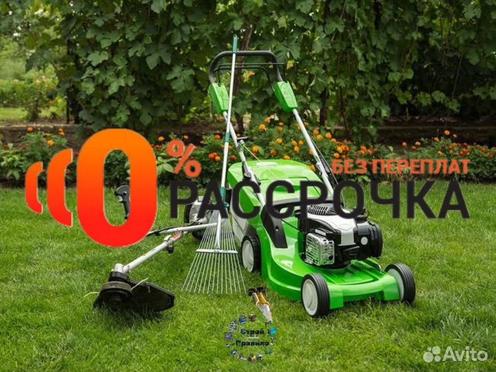 Газонокосилка бензиновая redverg RD-GLM40P