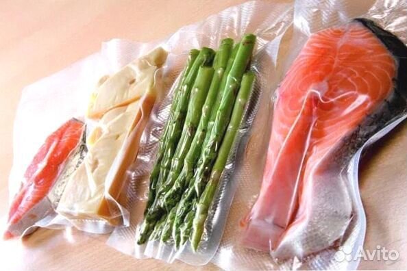 Герметичные вакуумные пакеты для заморозки овощей