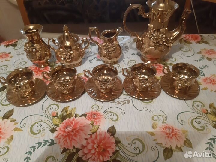 Кофейный набор фарфор,новый