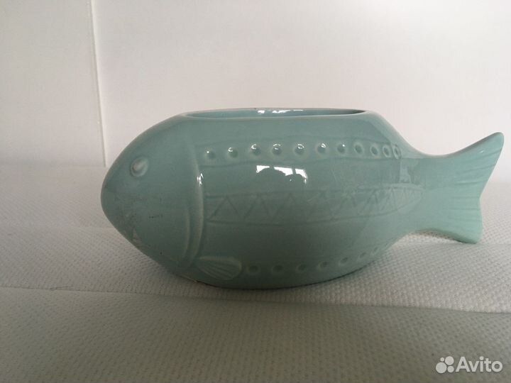 Украшение для интерьера, кашпо рыбка